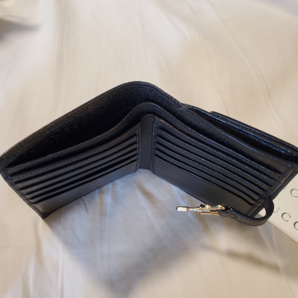 Gucci Jackie Black Canvas Bifold Wallet - Picture 10 of 14